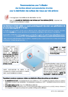 COVID-19 Recommandations utilisation bombes aérosol auto-percutantes virucides désinfection surfaces
