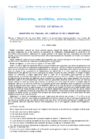 Décret n° 2022-372 du 16 mars 2022 relatif surveillance post-exposition visites préreprise et reprise travailleurs rééducation prof