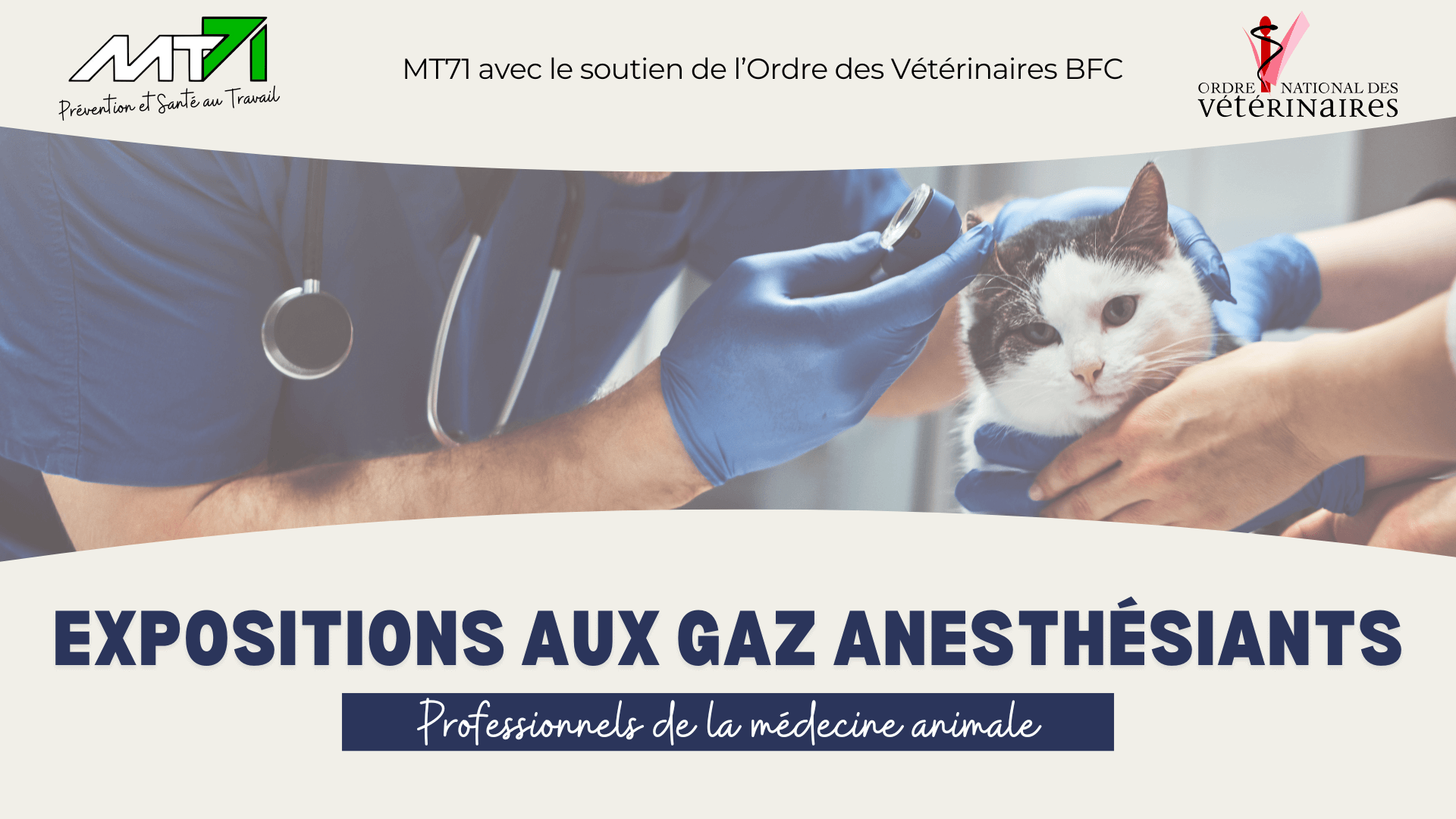Prévention des expositions professionnelles aux gaz anesthésiants pour les professionnels de la médecine animale