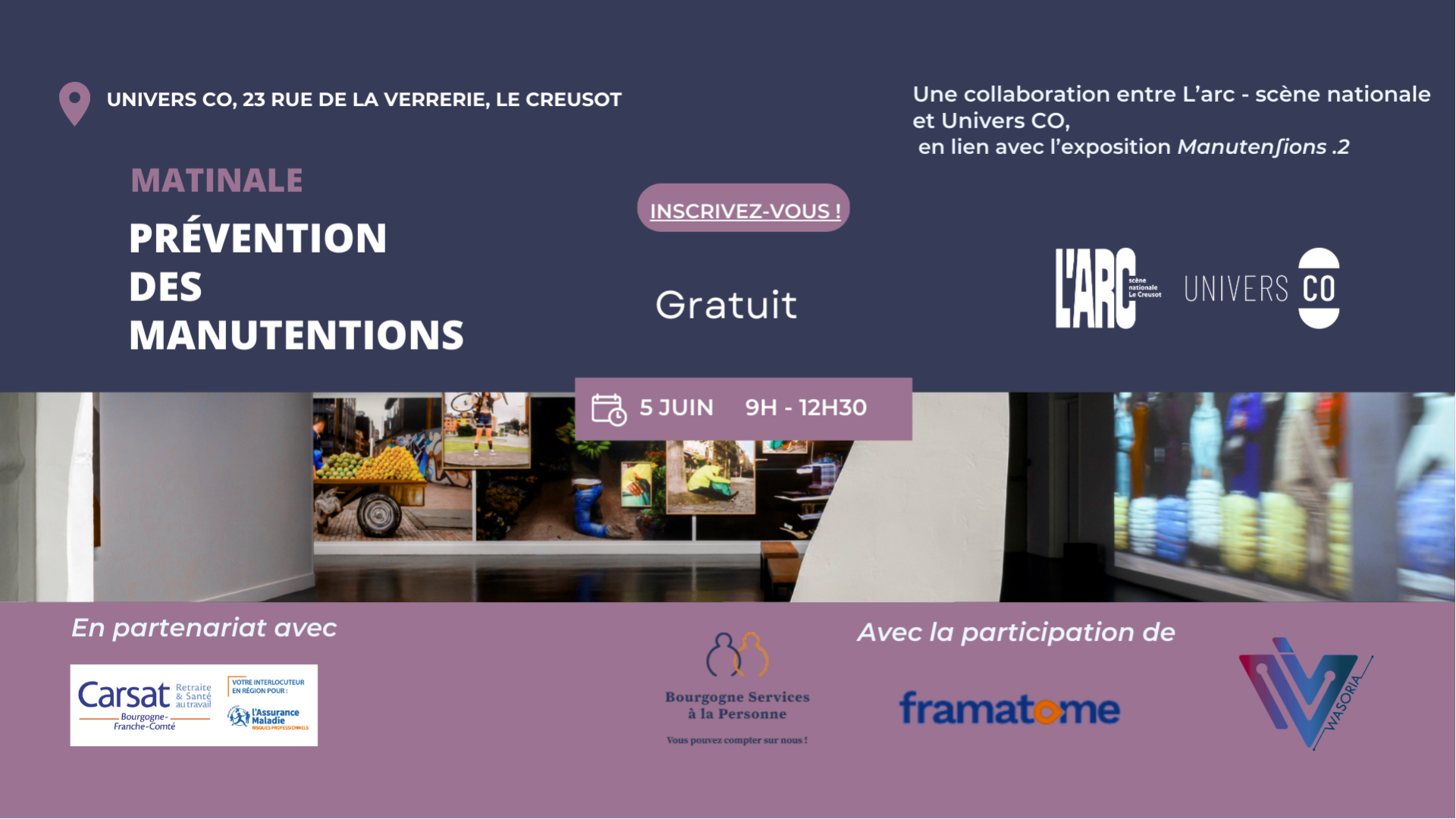 Matinale « Prévention des manutentions » : le 5 Juin 2025