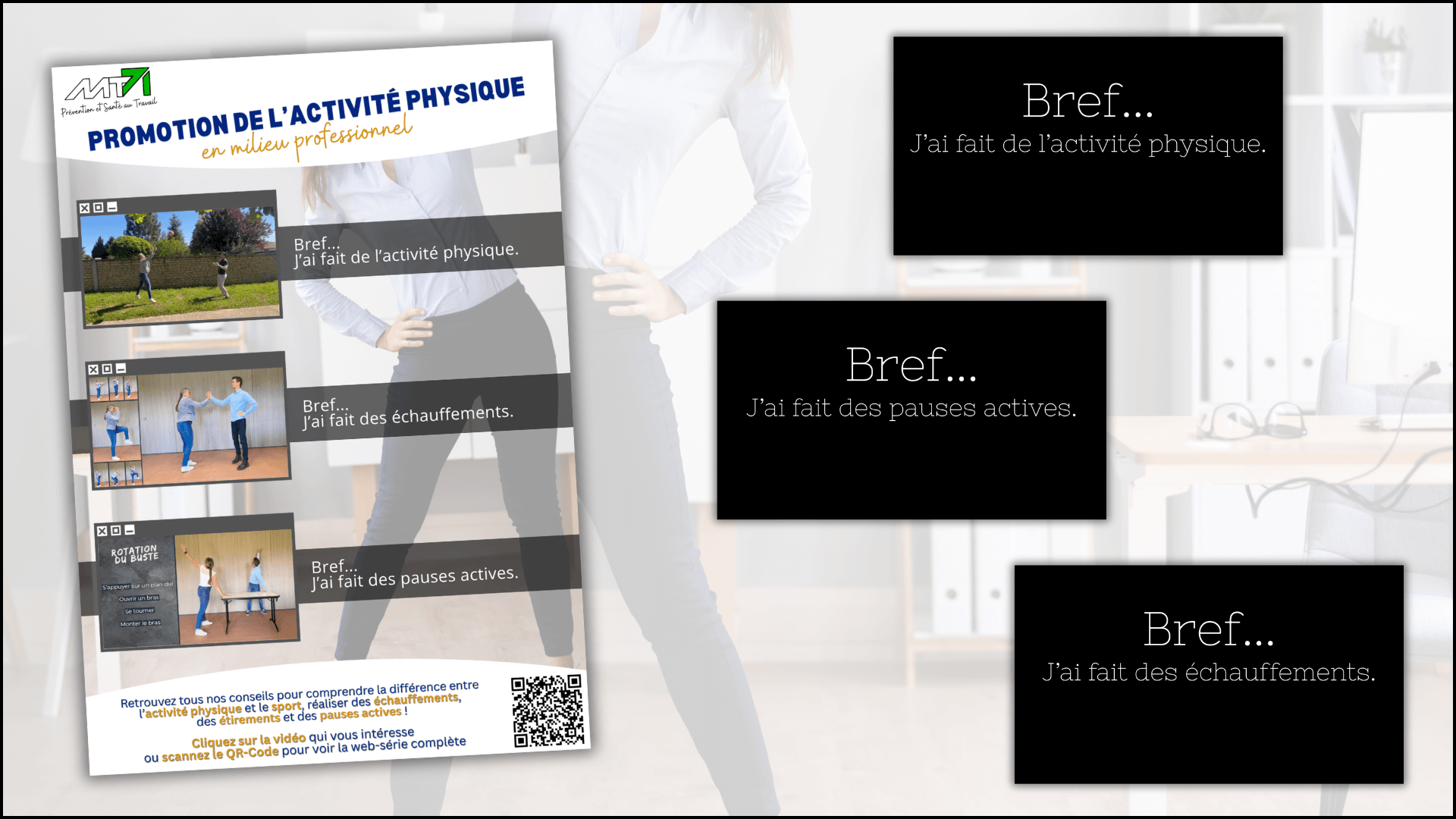 Notre nouvelle web-série pour promouvoir l’activité physique en milieu professionnel est sortie !